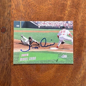 Miguel Cairo Autogramm 2000 Topps Stadium Club signed Card #131 - Rays - Bild 1 von 2
