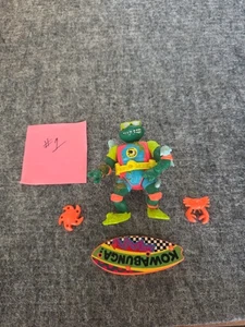 1990 Teenage Mutant Ninja Turtles Mike the Sewer Surfer Playmates komplett - Bild 1 von 4