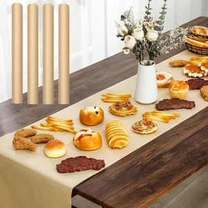 4 Pcs Thanksgiving Charcuterie Paper Table Runner 15 x 48 Inches Disposable K... - Picture 1 of 7