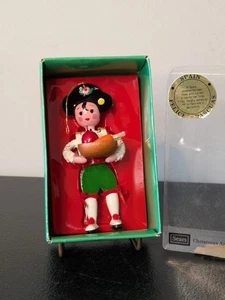 Decorazione albero di Natale giro del mondo Sears vintage anni 80 Spagna - Foto 1 di 6