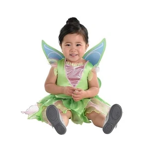 Disney Tinker Bell Baby Child Halloween Costume Dress 3-6 Months NEW - Picture 1 of 4