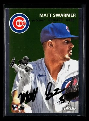 Matt Swarmer 2023 Topps Chrome Platinum #29 Chicago Cubs Rookie *022 - Image 1 of 2