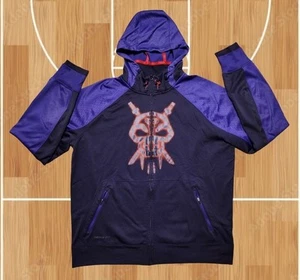 Nike Mens Therma-Fit Kobe Bryant Hoodie XL  Purple Full Zip Jacket Mamba Hero - Picture 1 of 5