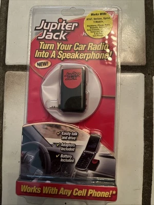 Dispositivo celular manos libres Jupiter Jack convierte la radio del coche en un altavoz teléfono nuevo Foto 1 de 2