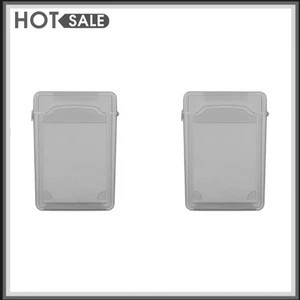 3.5 Inch IDE SATA HDD Hard Drive Disk Storage Box Plastic HDD Caddy Case(Grey) - Afbeelding 1 van 10