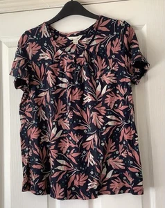 Seasalt Pre Owned Apple tree T Shirt. Size 14. Browns. Worn Twice. - Picture 1 of 3