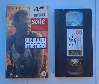 Die Hard With A Vengance (VHS) Cinema Club Movie 1995 Bruce Willis - Image 1 of 2