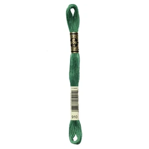 DMC 6-Strand Embroidery Cotton 8.7yd-Dark Emerald Green - 12 Pack - Picture 1 of 1