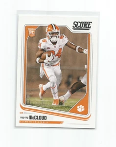 RAY-RAY McCLOUD (Clemson) 2018 PANINI SCORE ROOKIE CARD #406 - Picture 1 of 1