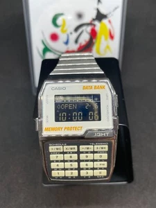 Tested Vintage CASIO Data Bank DBC-1500 Calculator Digital Watch JAPAN Limited - Picture 1 of 18