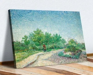 VAN GOGH LEINWAND KUNSTDRUCK KUNSTWERK BILD Platz Saint-Pierre Paris - Bild 1 von 5