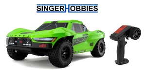 ARRMA ARA3221T1 Fury 2WD MEGA 550 1/10 RTR Short Course Truck (Green) w/ SLT2 HH - Picture 1 of 4