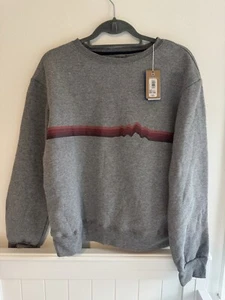 Patagonia Women's Ridge Rise Stripe Uprisal Crew Sweatshirt Gray Small NWT - Picture 1 of 4