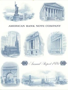 ABN Geschäftsbericht 1976 - American Bank Note Company - American Bank Note Company - Bild 1 von 1