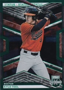 2023 Elite Extra Edition Green Status #91 Kyle Teel-Boston Red Sox 250/499 - Picture 1 of 2