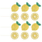  12 Pcs Fruit Cake Wedding Decoration Lemon Toppers Decorating Supplies Summer