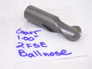 GEBRAUCHTE GARR 1" 2FLÖTE EINEND KUGELNASE FESTHARTMETALL ENDMÜHLE SERIE: 320M - Bild 1 von 1