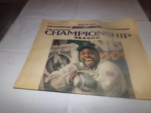 De colección Dallas Morning News Dallas Cowboys Super Bowl 27 con póster del equipo 1993 - Imagen 1 de 15