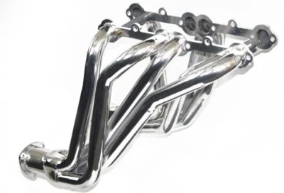 67-72 Chevy/GMC C10 SBC Truck 1-5/8" Long Tube Ceramic Coated Headers - Image 1 of 4