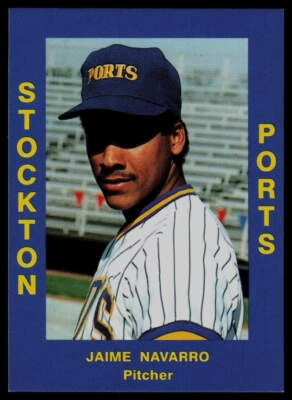 1988 Cal League Jaime Navarro Stockton Ports - Image 1 of 2
