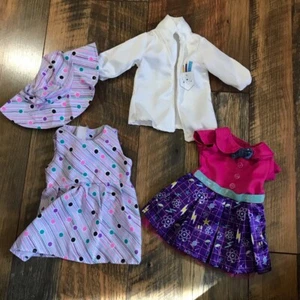 Puppenkleidung Set für 18"" Puppe Wissenschaftlerkleid und Labormantel Kleid Mütze 4-teiliges Set - Bild 1 von 4
