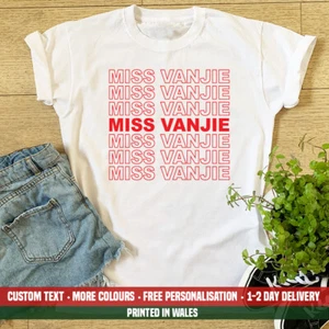 Ladies Miss Vanjie T-Shirt RuPaul Drag Race Gift Top RuPauls Queen Trend UK - Picture 1 of 1