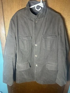Tommy Hilfiger Men’s Size XL Gray Canvas Barn Chore Jacket - Picture 1 of 4