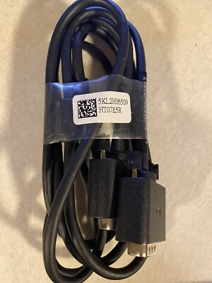 Dell 5KL2H06509 VGA-Male to VGA-Male Cable Cord 6FT Black Monitor Laptop OEM New - Image 1 of 3