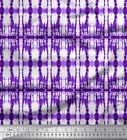 Soimoi Purple Cotton Poplin Fabric Ombre Tie-Dye Printed Craft Fabric-k2q