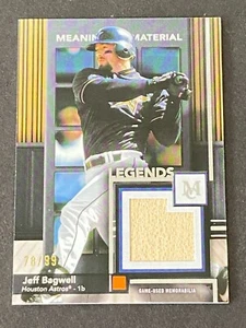 Jeff Bagwell 2024 Topps Museum Meaningful Material Legend Relics #ED 78/99 - Picture 1 of 10