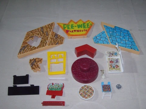 Vintage 1988 Matchbox Pee-Wee's Playhouse Figure Play Set ORIGINAL PARTS LOT Cover