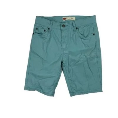 Pantalones Cortos Levi's 511 Slim Niños Rectos Elastizados Verdes Talla 14 Foto 1 de 4
