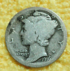 1916 Mercury Dime