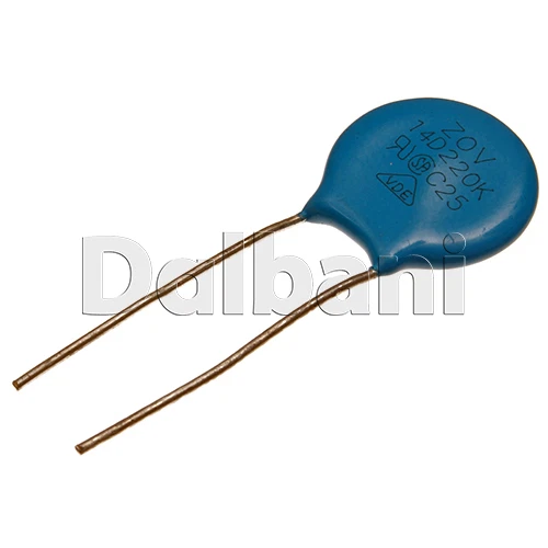 5 шт. 14D220K металлооксид варистор зависимый резистор 14 мм 22 В 14 В переменного тока 48 В постоянного тока - Изображение 1 из 1