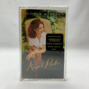 Gloria Estefan Cassette Abriendo Puertas with Hype Sticker 1995 Sony Stefan New - Picture 1 of 3