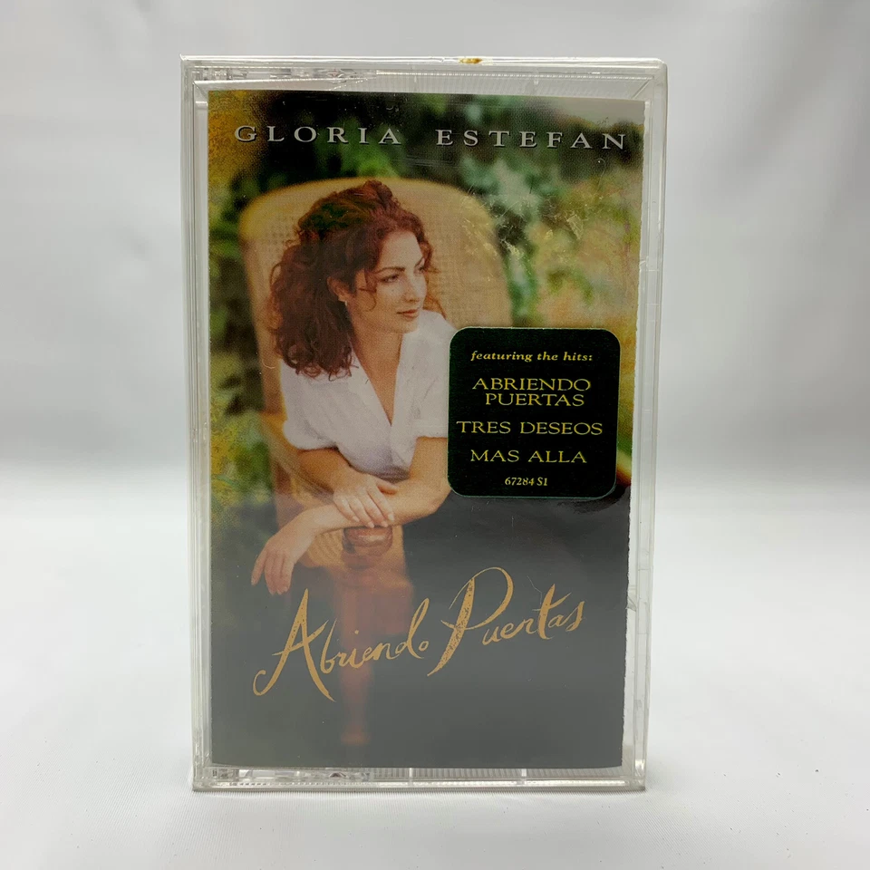 Gloria Estefan Cassette Abriendo Puertas with Hype Sticker 1995 Sony Stefan New - Image 1 of 3