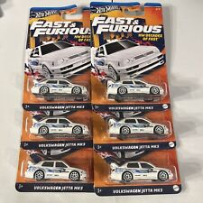 Hot Wheels Fast And Furious Volkswagen Jetta Mk3 Lot Of 6