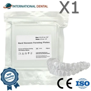 Dental Vacuum Forming Thermoforming Clear Hard Lab Splint Retainer 0.75mm/.03" - Picture 1 of 3