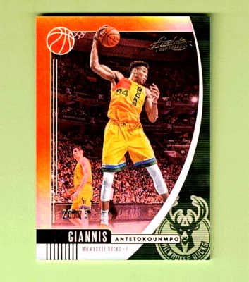 Giannis Antetokounmpo 2019-20 Absolute Memorabilia Orange #75 #d /75 A637 - Image 1 of 2