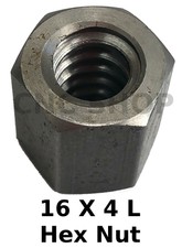 16 X 4 L HEX LEFT HAND THREAD TRAPEZOIDAL NUT ACME SCREW LEAD CNC MOTION