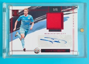 2021-22 Panini Impeccable Manchester City Kevin De Bruyne Patch Auto 3/5 - Picture 1 of 2