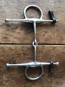 KORSTEEL Full Cheek Snaffle Bit - 5" Stainless Steel 18/8 Pre Owned - Picture 1 of 10