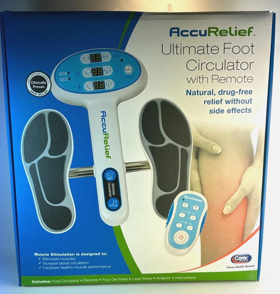 Carex AccuRelief Ultimate Foot Circulator With Remote - Model Acrl-5500