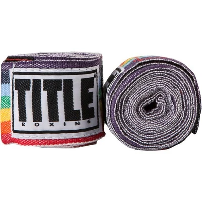 Title Boxing 180" Semi Elastic Mexican Handwraps - Rainbow - Image 1 of 2