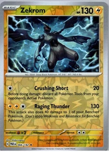 Zekrom - Rare - SV04: Paradox Rift - 066/182 - NM - Reverse Holo - Picture 1 of 2