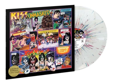 KISS - Unmasked  Splatter Vinyl 2020 LP, W/ Poster - Universal, Mercury - New - Image 1 of 4