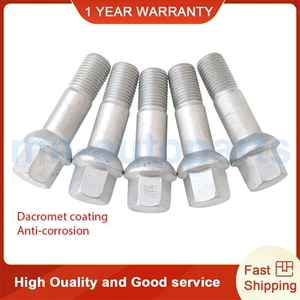5pcs Wheel Lug Bolts Nuts For Benz W205 W220 ML350 S500 GLK350 S550 CL500 GL450 - Picture 1 of 8
