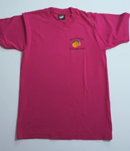 Vintage Screen Stars Palisade Colorado Peach T Shirt Dark Pink Size S - Picture 1 of 10