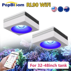 PopBloom Marine Reef LED Aquarium Light Saltwater Aquarium Coral Reef Grow Light - Picture 1 of 15