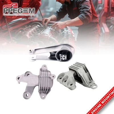 For 2016-2018 Chevrolet Malibu 1.5L A/T 3Pcs Engine Motor & Auto Trans Mount Set - Imagem 1 de 4